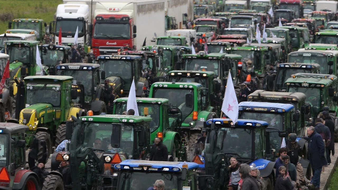 Franse boerenprotest zwelt aan: ‘De nieuwe regels wurgen ons’